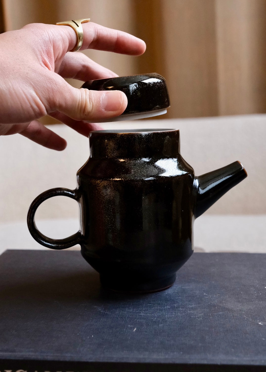 Revolve Teapots with lids