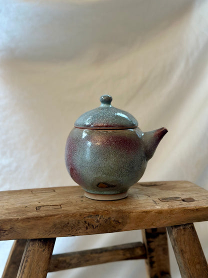 Rainbow fish kyusu revolve teapot