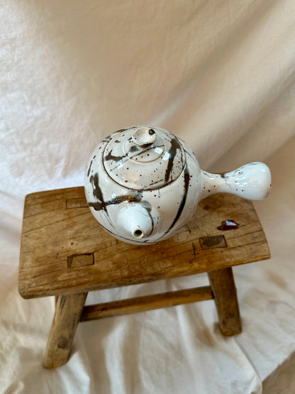 Snow forest kyusu revolve teapot