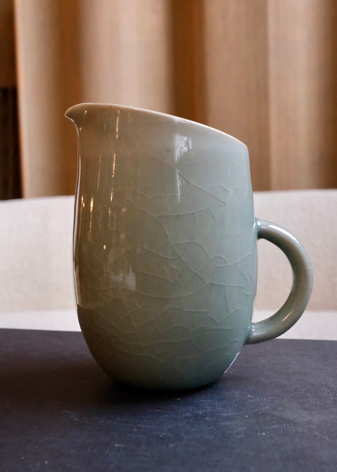 Celadon Pitcher Revolve Teapot