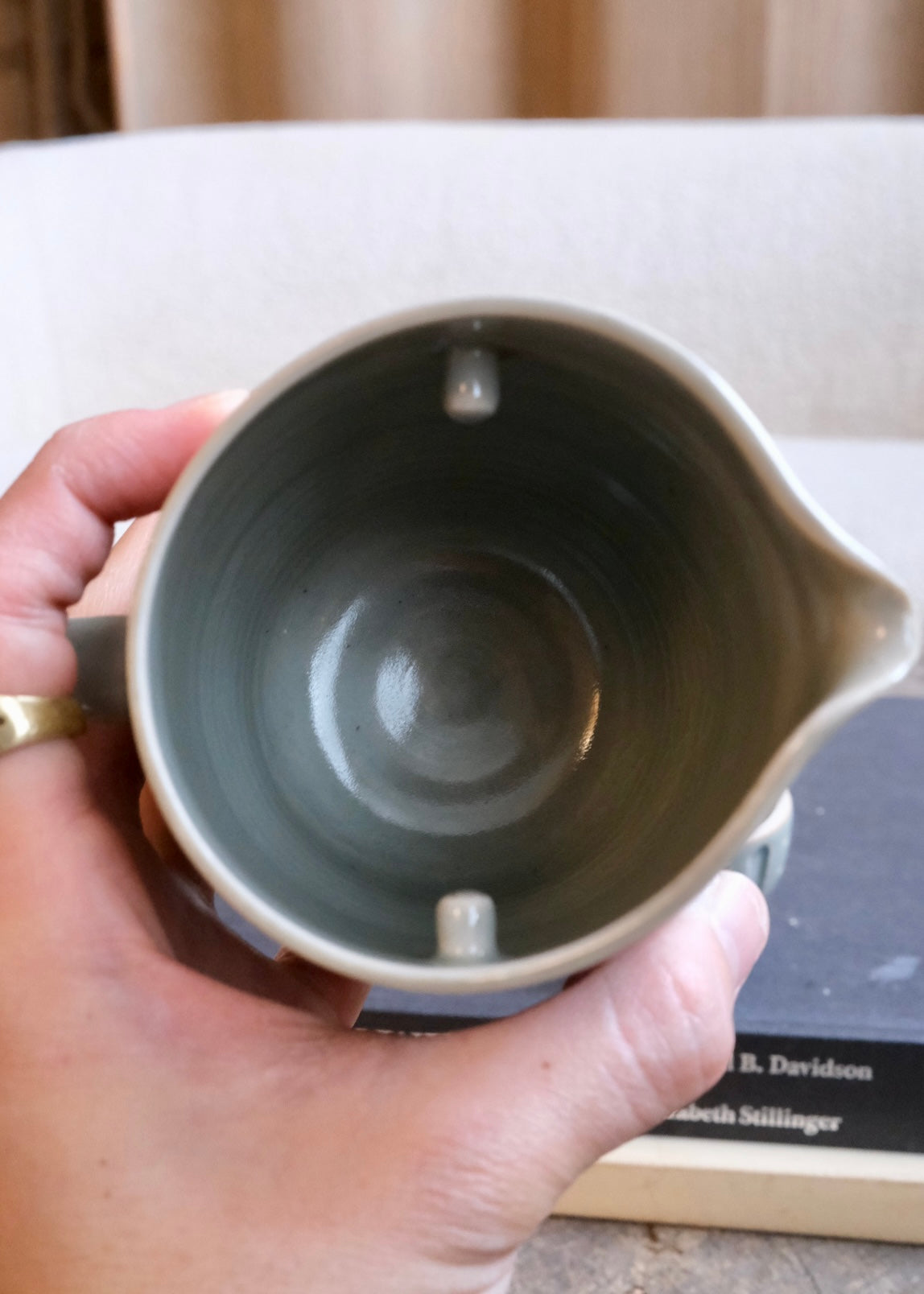 Celadon Pitcher Revolve Teapot