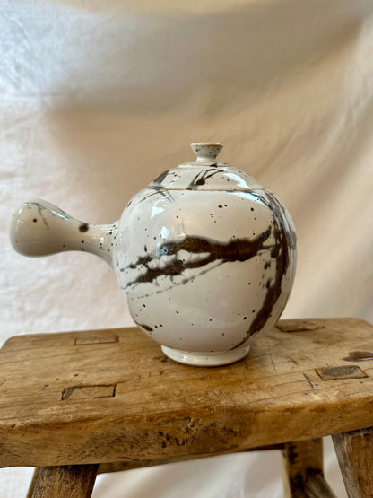 Snow forest kyusu revolve teapot