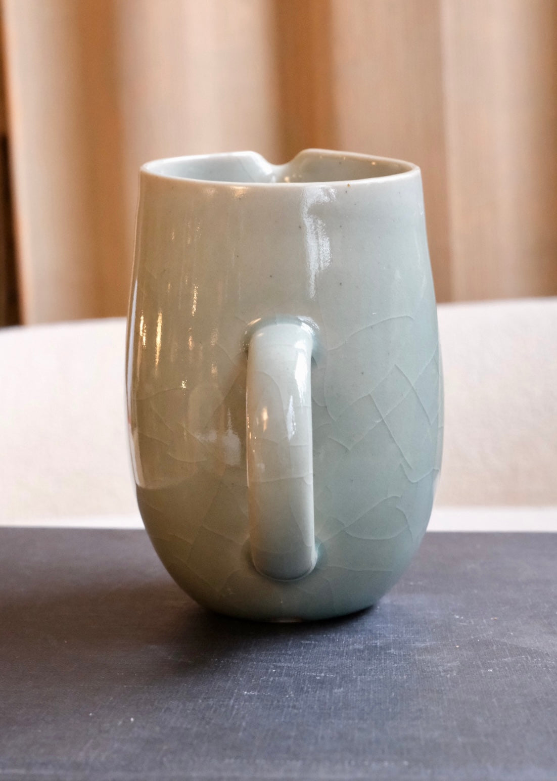 Celadon Pitcher Revolve Teapot