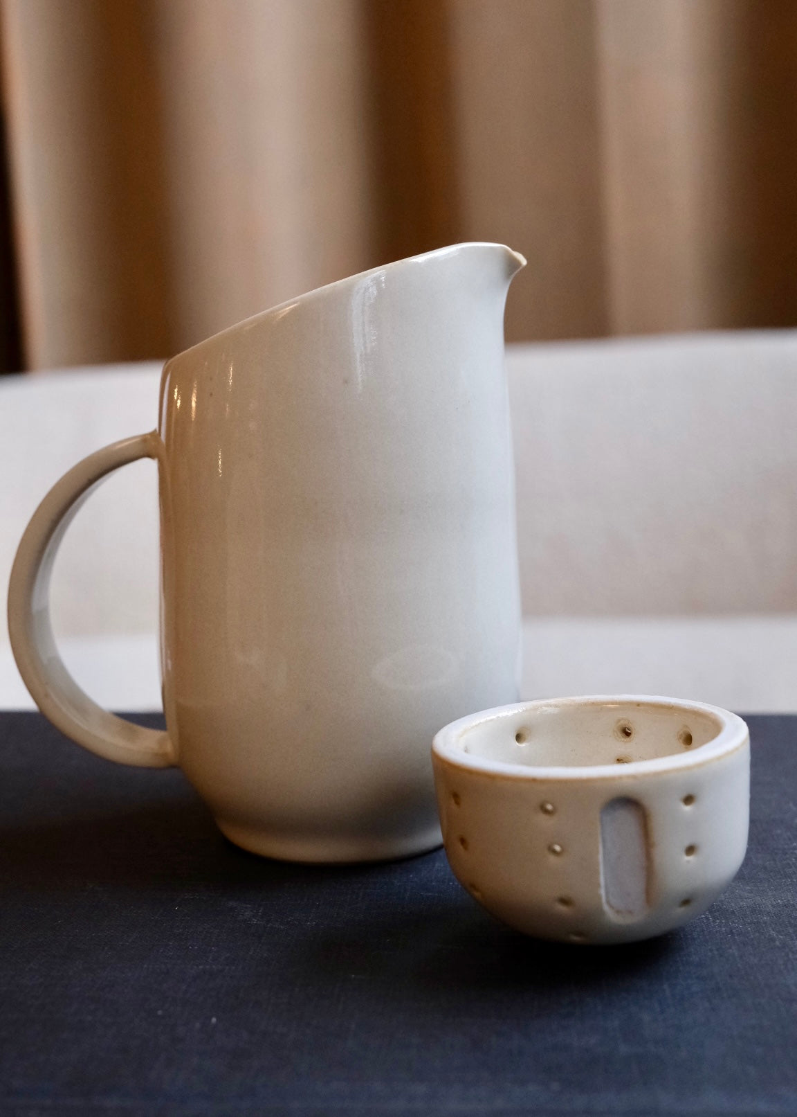 Cream Pitcher Revolve Teapot