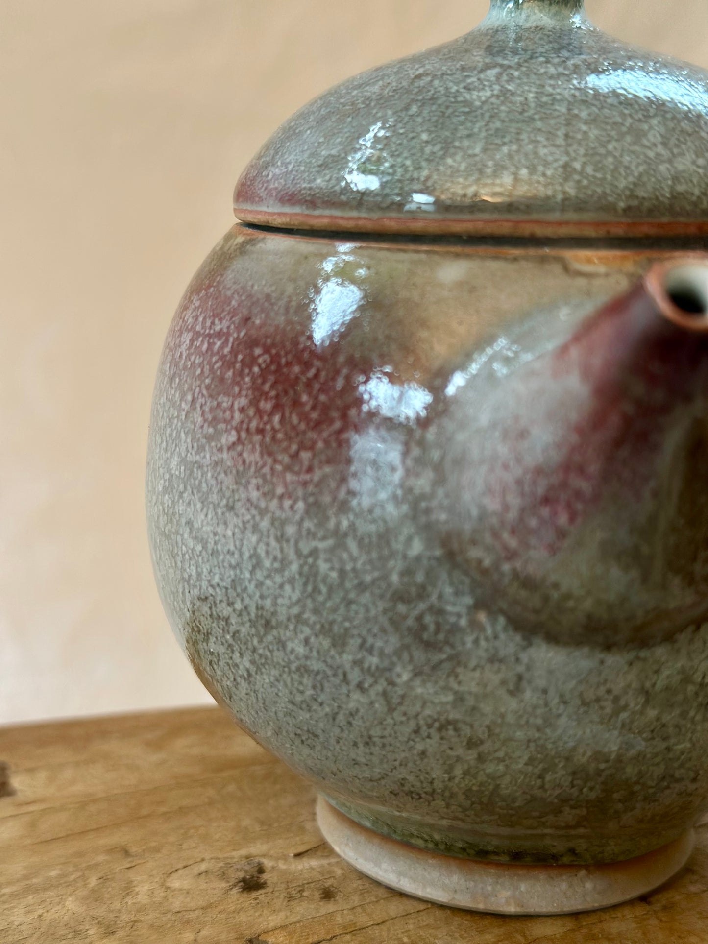 Rainbow fish kyusu revolve teapot