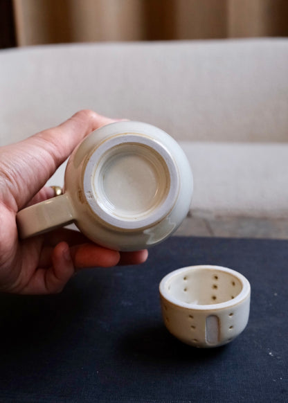 Cream Pitcher Revolve Teapot